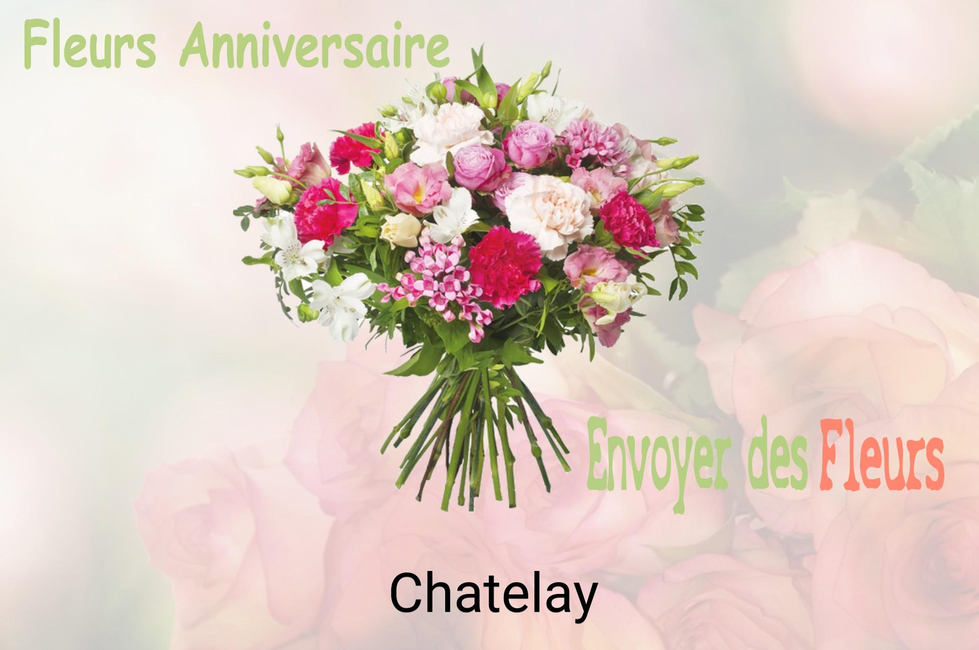 Bouquet de fleurs d’anniversaire livré à Chatelay
